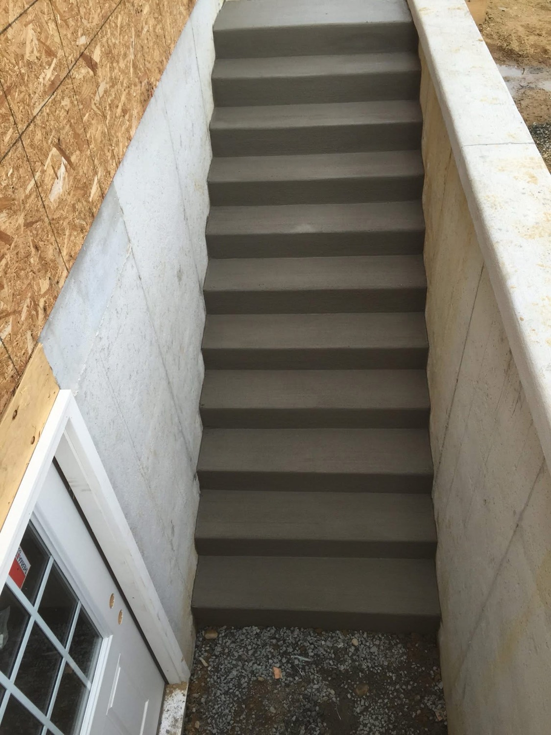 Real Eterno Masonry project — Concrete Steps