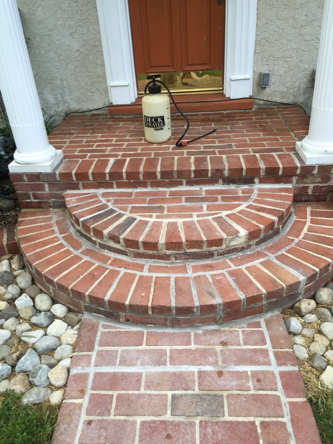 Real Eterno Masonry project — Brick Entry