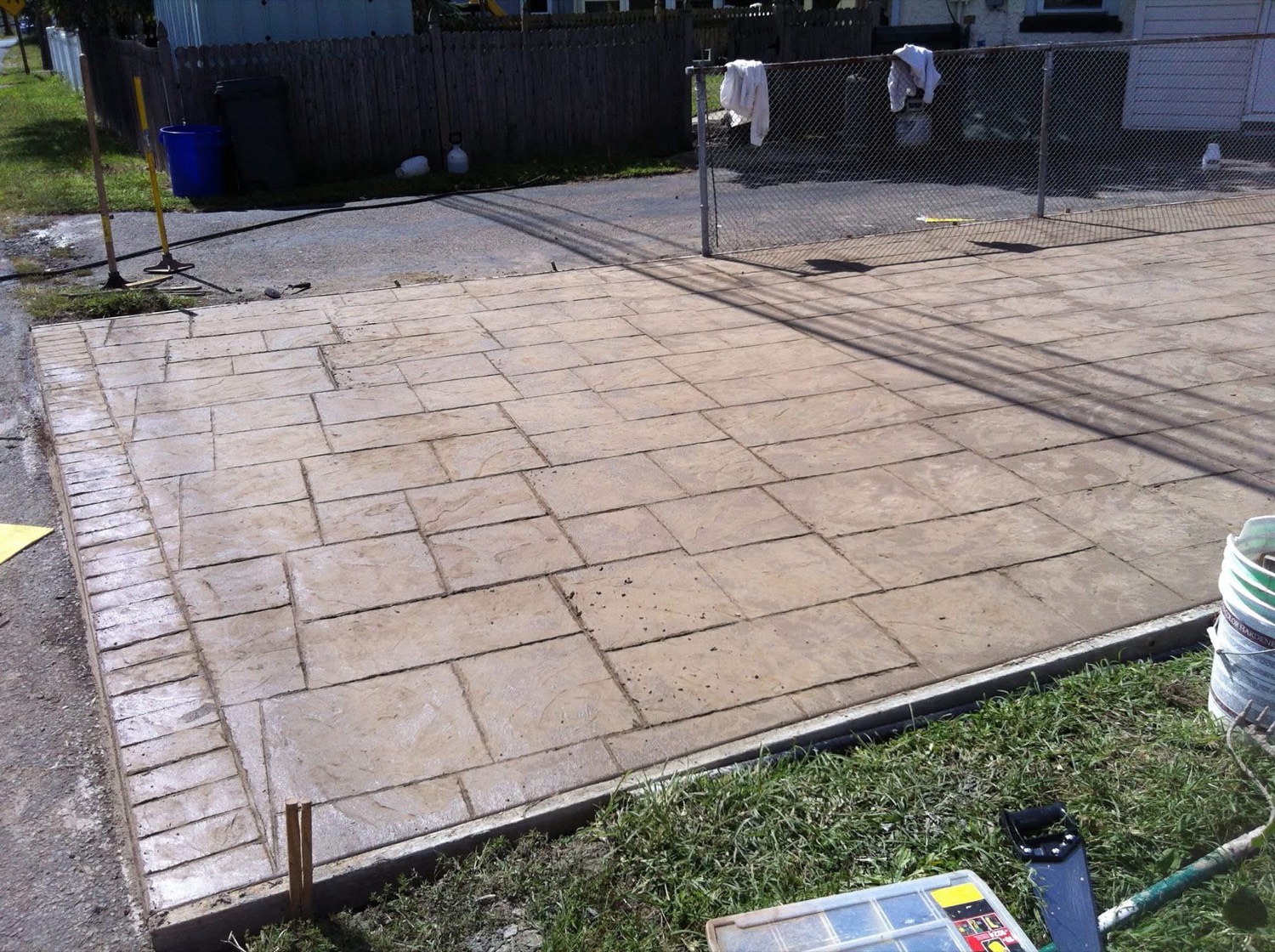 Real Eterno project — large paver patio